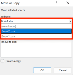Workbook in Excel: Meaning, Function, and How to Use It - Screenshot of Combining Workbooks in Excel, Step 5