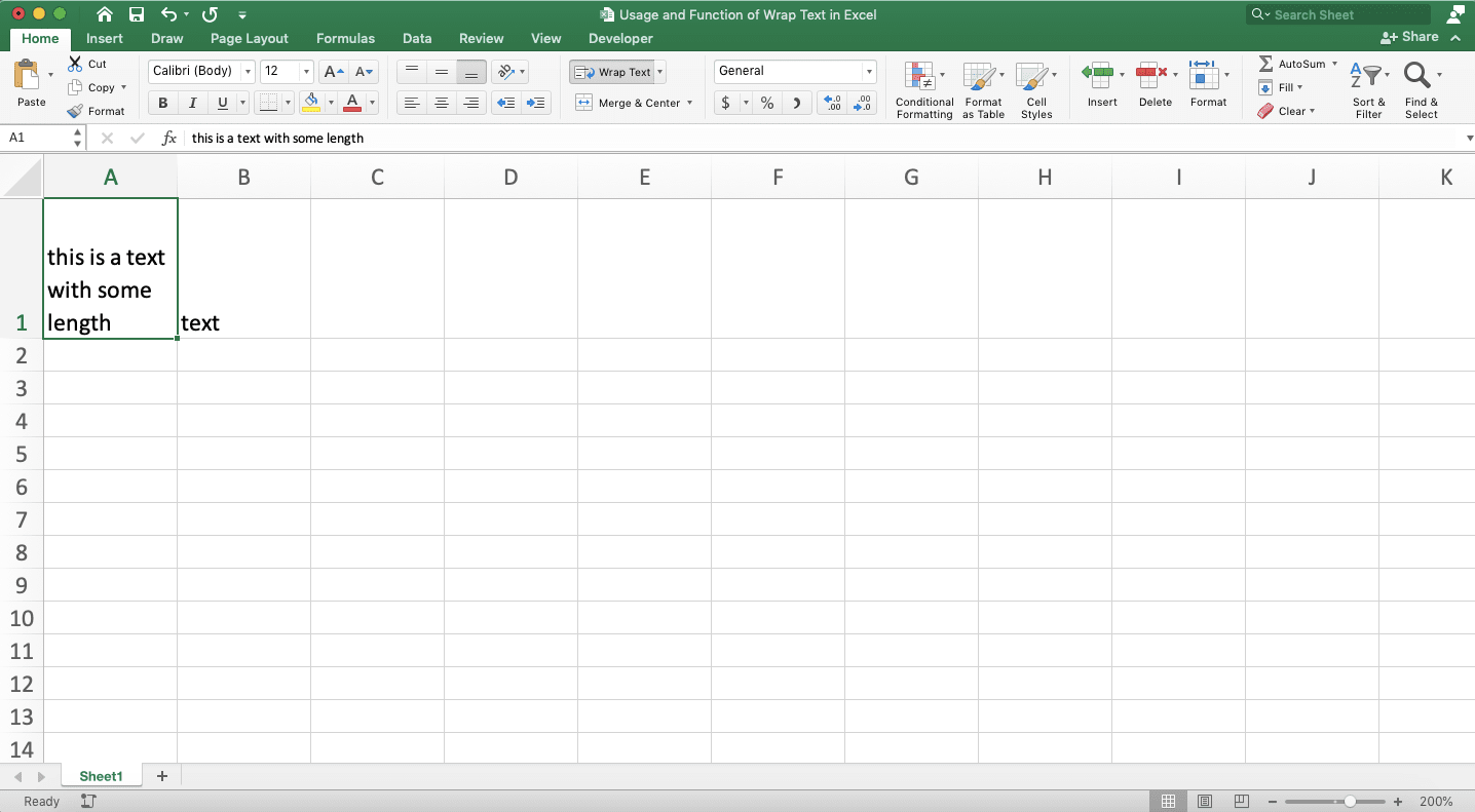 What Is Wrapping Text In Excel 