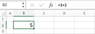 How to Count Data in Excel: Formulas and Functions - Screenshot of the Manual Calculation Formula Writing Result Example
