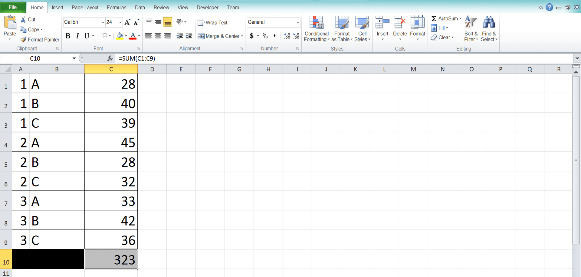 SUM Formula in Excel: Functions, Examples and How to Use - Screenshot of Step 6